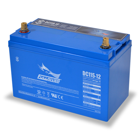 Fullriver DC115-12 Deep-Cycle AGM Battery