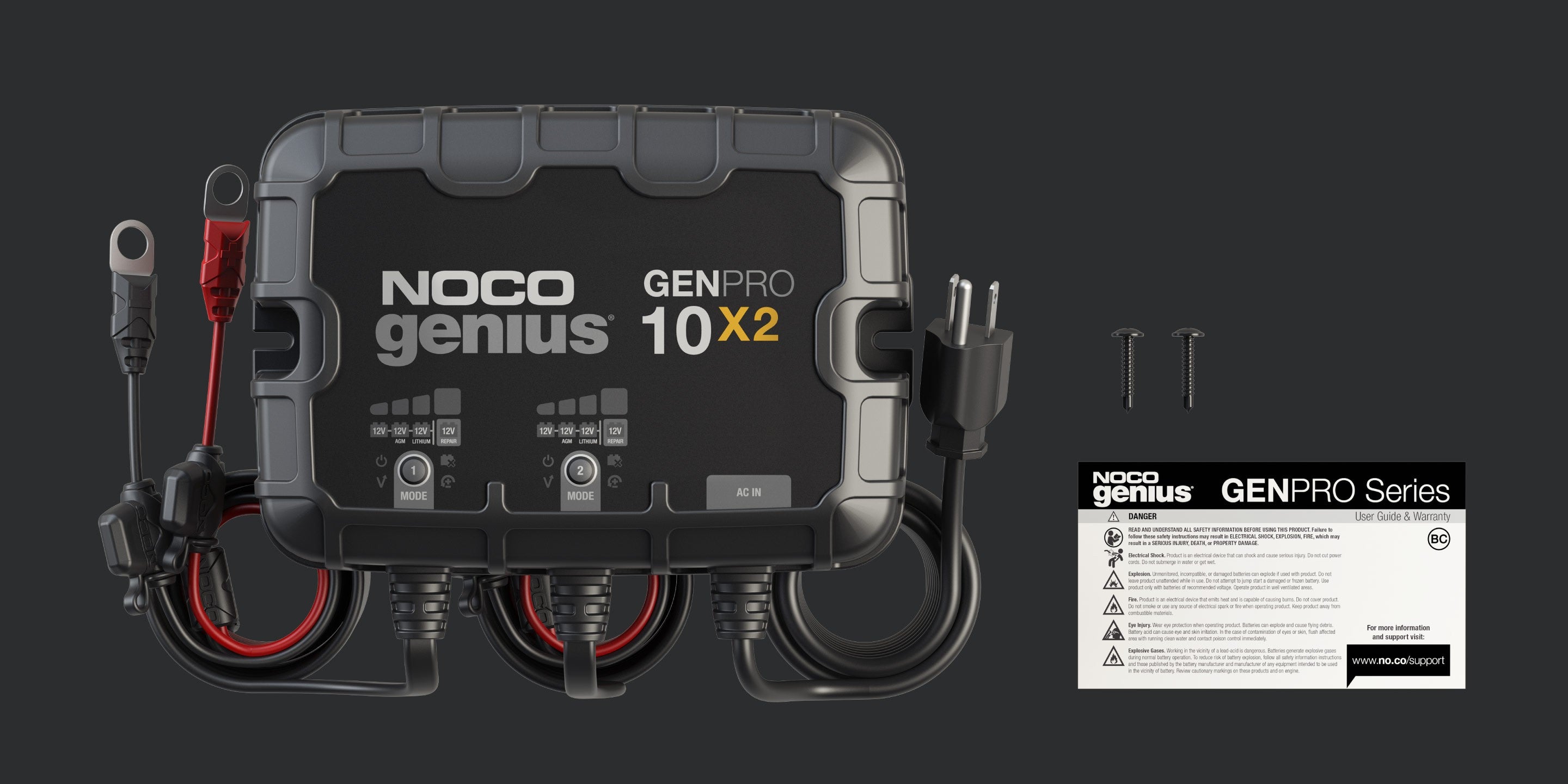 NOCO GEN1 Genius Series 1-bank 10A onboard battery charger at NOCO GEN1 Genius Series 1-bank 10A onboard battery charger at