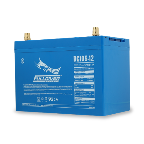 Fullriver Dc Fullriver DC105-12 Deep-Cycle AGM Battery (FREE SHIPPING) | Battery Guys