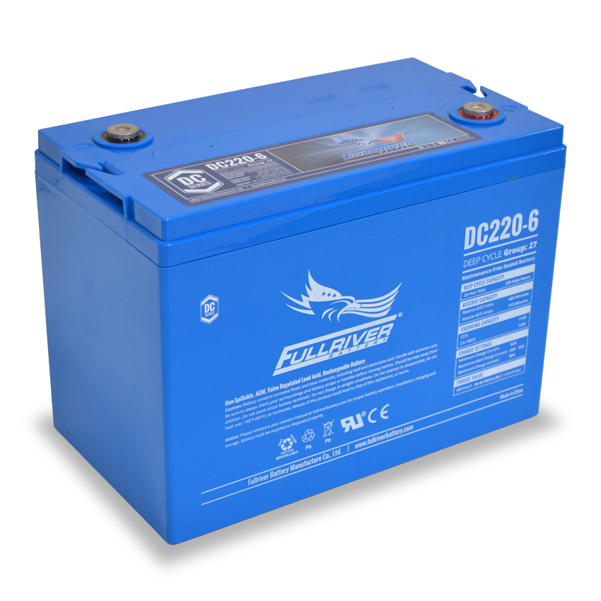 Fullriver Dc Fullriver DC220-6 Deep-Cycle AGM Battery (FREE SHIPPING) | Battery Guys