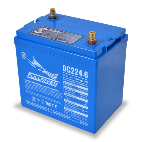 Fullriver DC224-6 Deep-Cycle AGM Battery