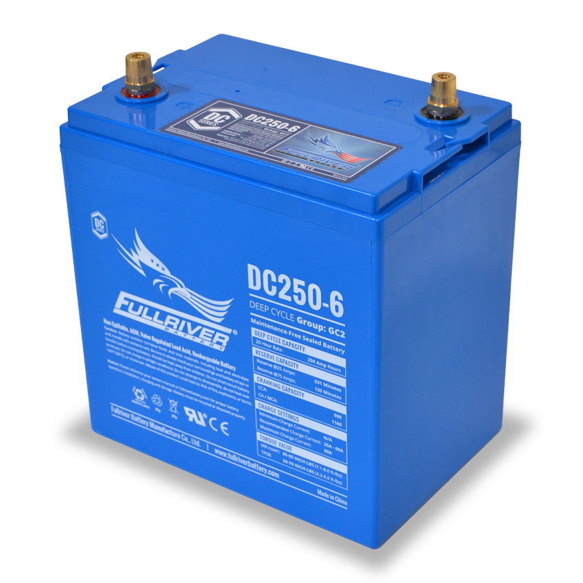Fullriver DC250-6 Deep-Cycle AGM Battery (FREE SHIPPING) | Battery Fullriver DC250-6 Deep-Cycle AGM Battery (FREE SHIPPING) | Battery