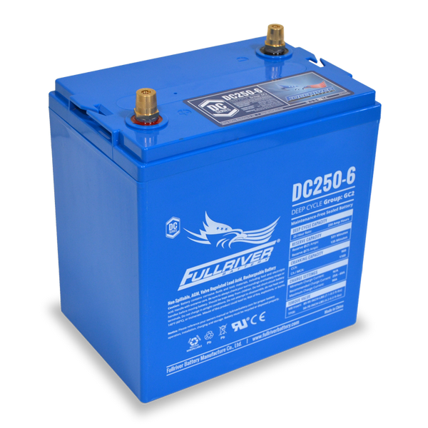 Fullriver DC250-6 Deep-Cycle AGM Battery (FREE SHIPPING) | Battery Guys