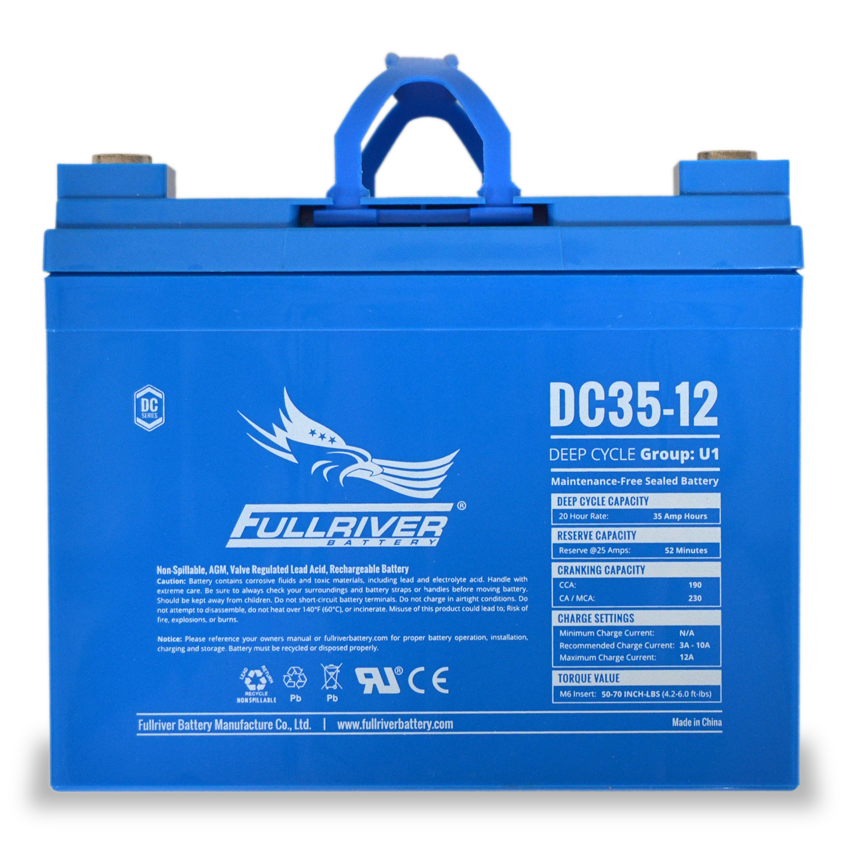 Fullriver Dc Fullriver DC35-12 Deep-Cycle AGM Battery (FREE SHIPPING) | Battery Guys