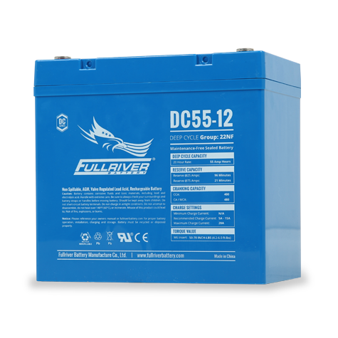 Fullriver DC55-12 Deep-Cycle AGM Battery