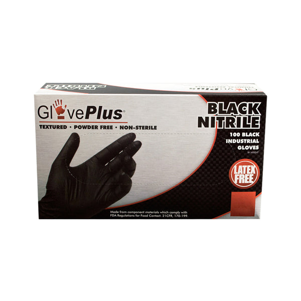 GlovePlus® Black Nitrile Glove