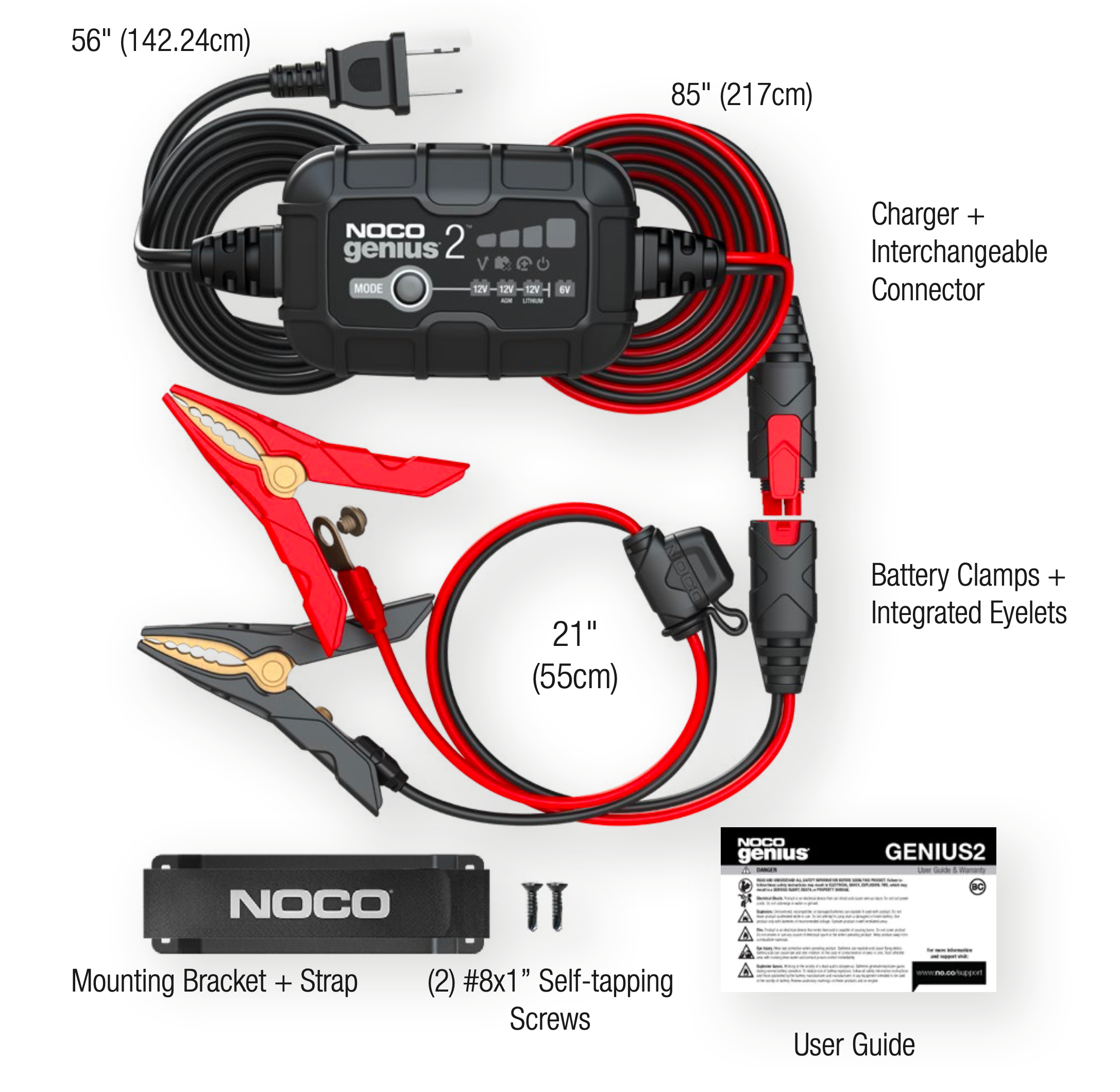Noco Genius 2 Battery Charger Maintainer Battery Guys