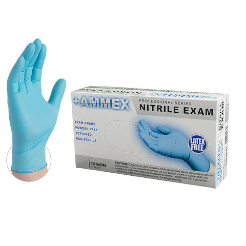 AMMEX Professional Series Blue Nitrile Gloves