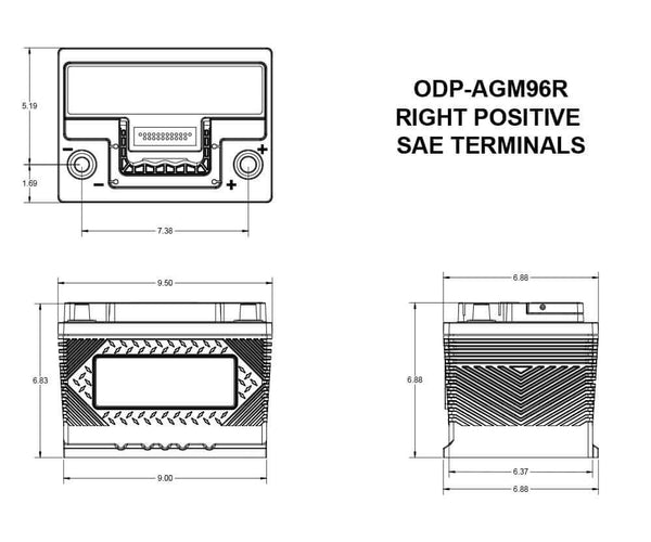 Odyssey ODP-AGM96R (96R-600)