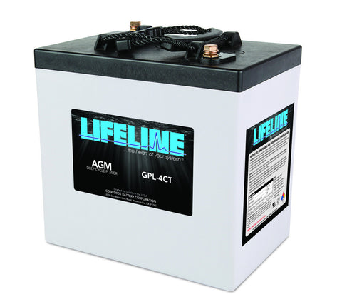 Lifeline GPL-4CT - 6v - 220AH Deep Cycle Battery